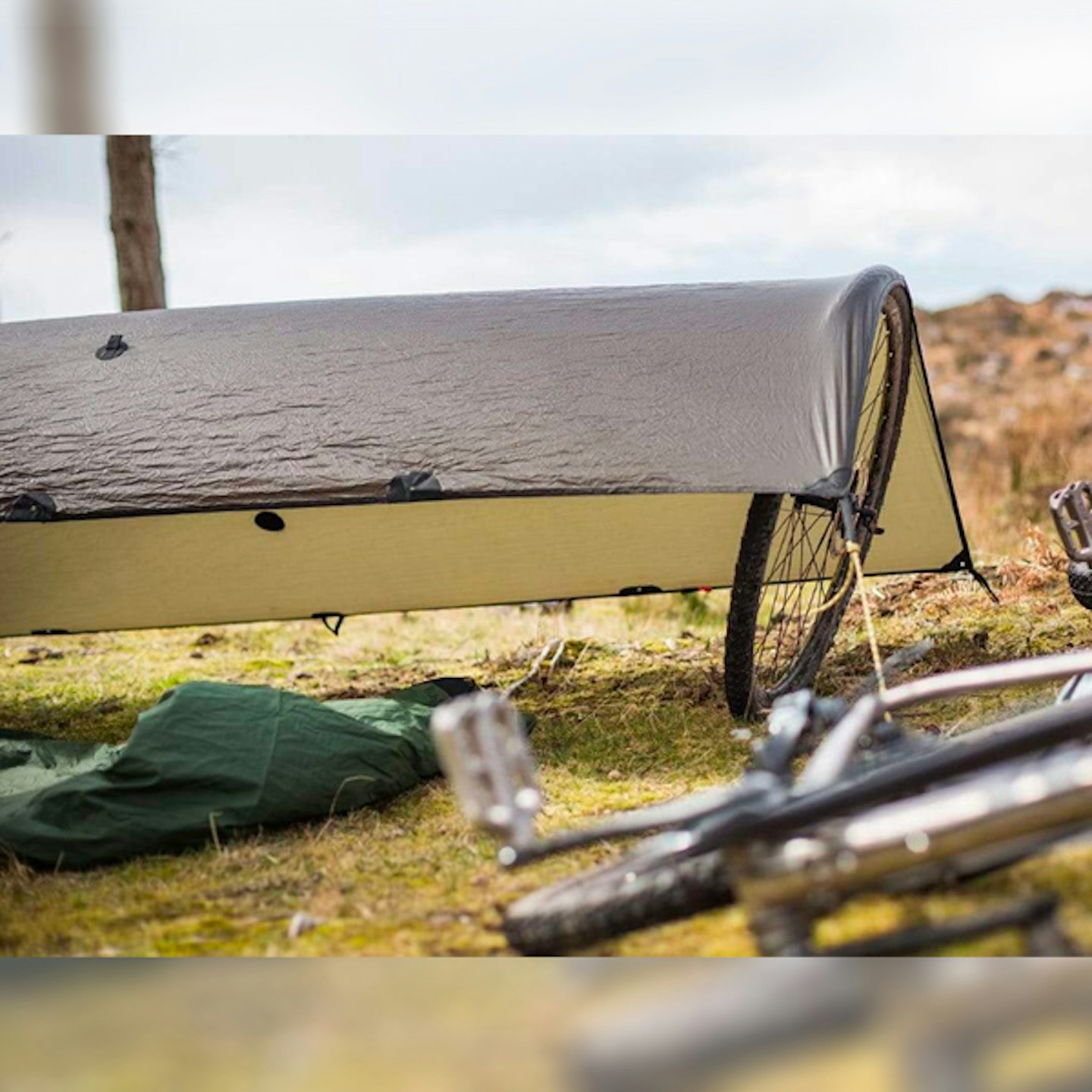 alpkit Rig 3.5 tarp best value pitched