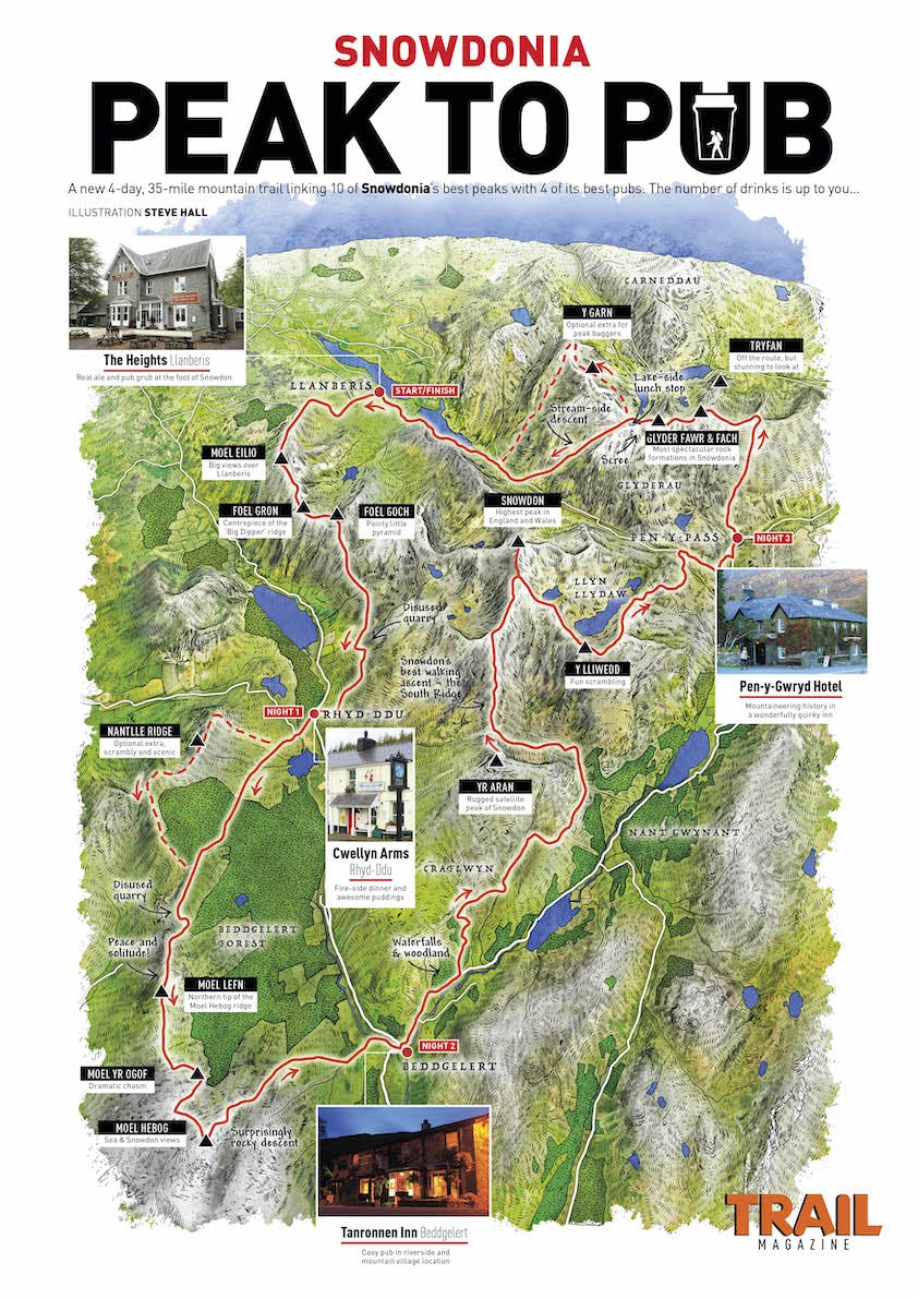 Snowdonia Peak To Pub Route LFTO