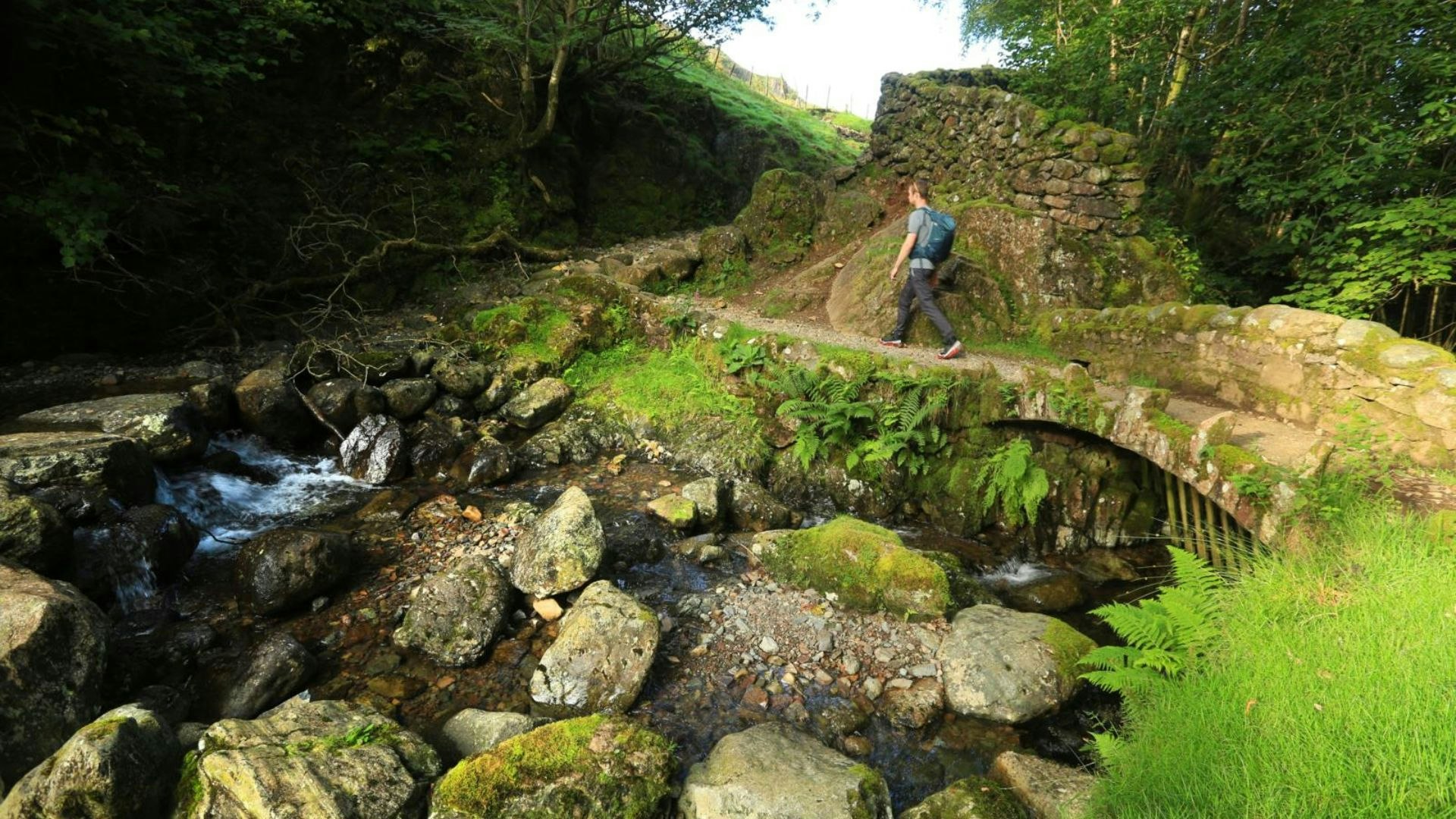Jubilee Bridge Eskdale Lake District