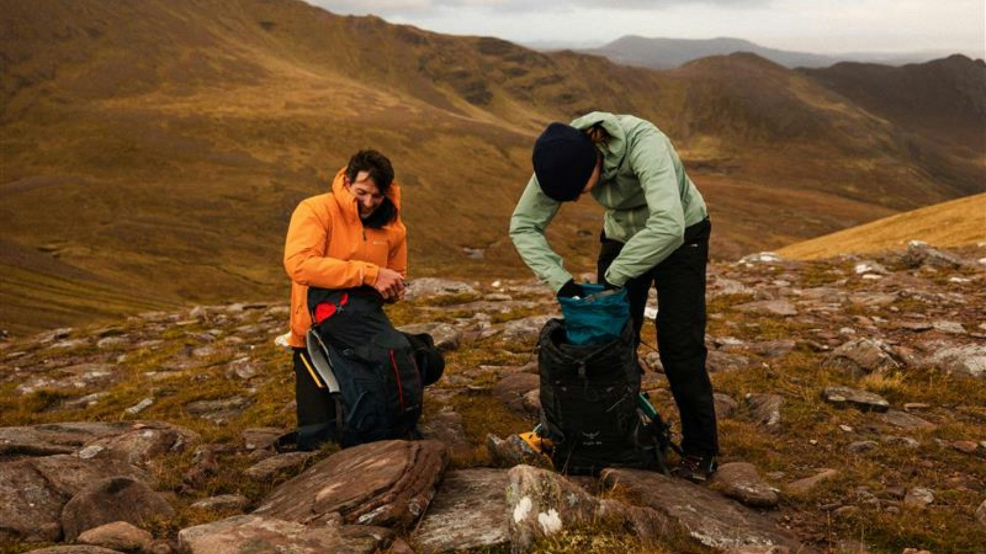 Hiking layering