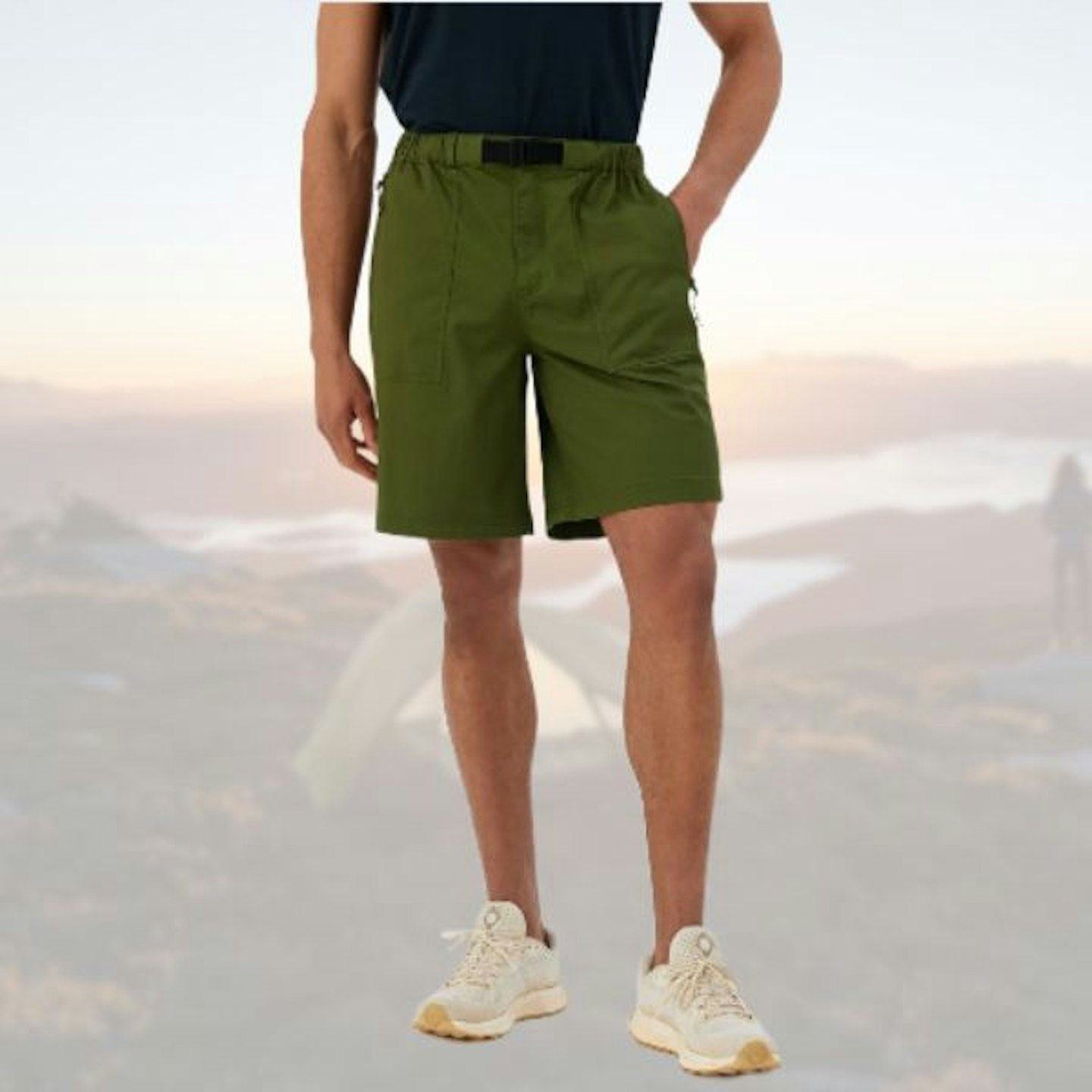 BAM Summit Cloughton Belted Walking Shorts