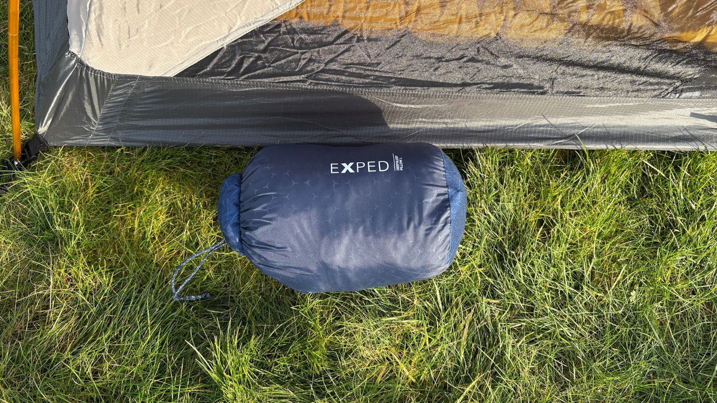 Exped Deepsleep Pillow L packed away
