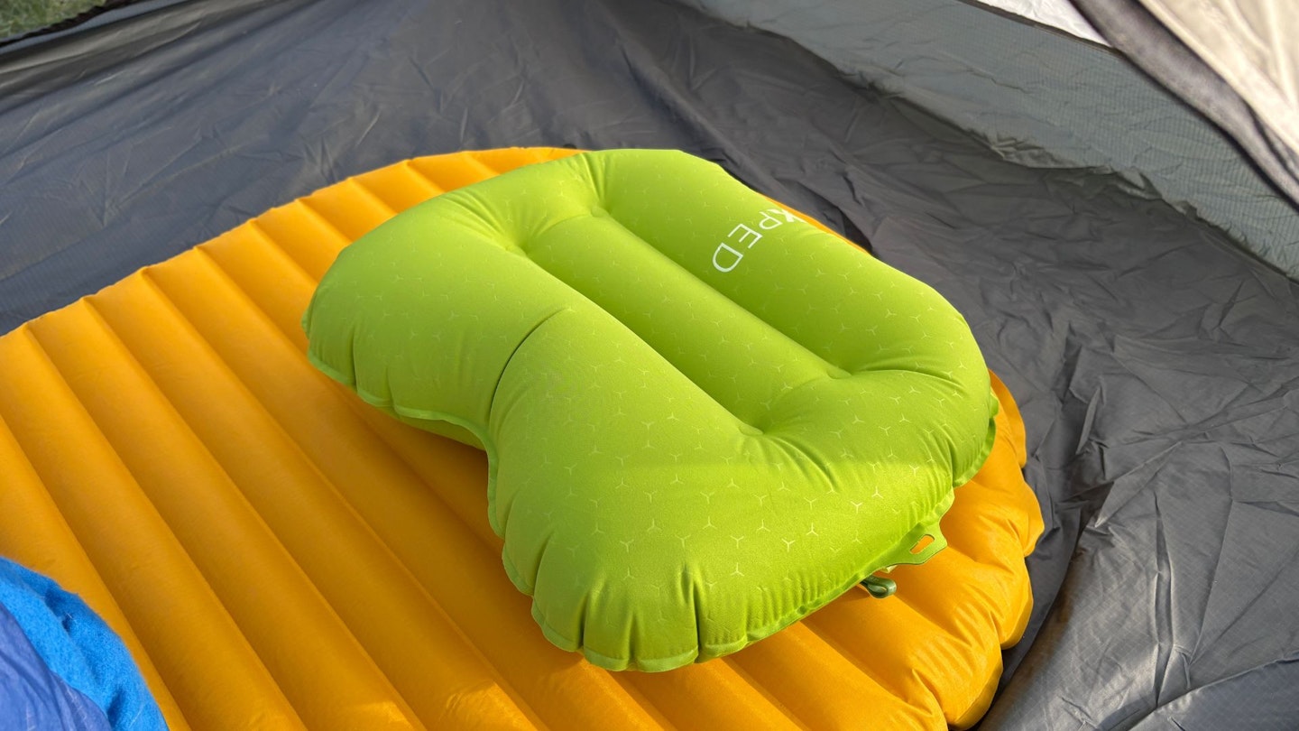 Exped Ultra Pillow M on a sleeping mat