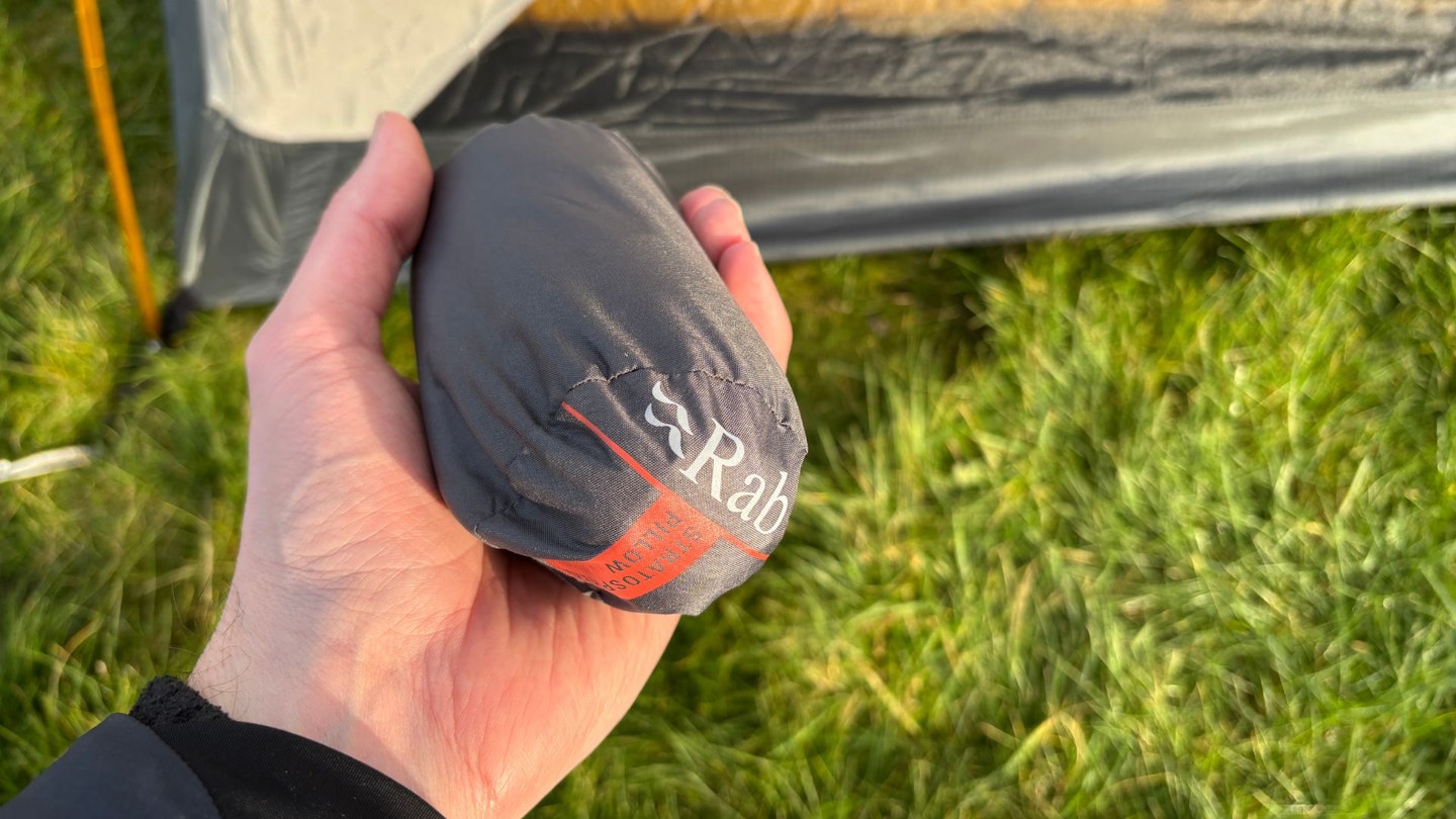 Rab Stratosphere Inflatable Pillow packed away