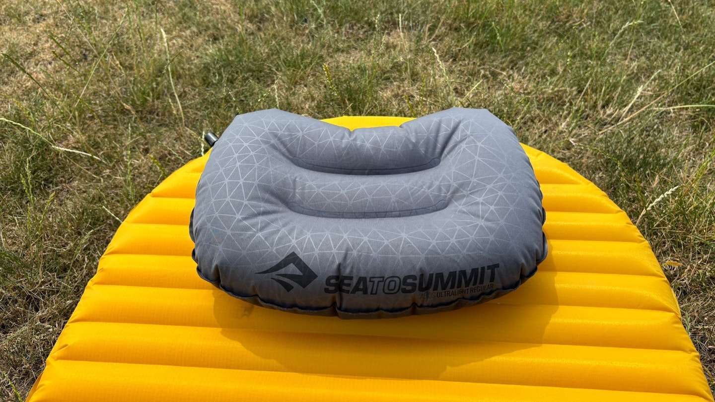 Sea to Summit Aeros Ultralight Pillow Regular shown from above