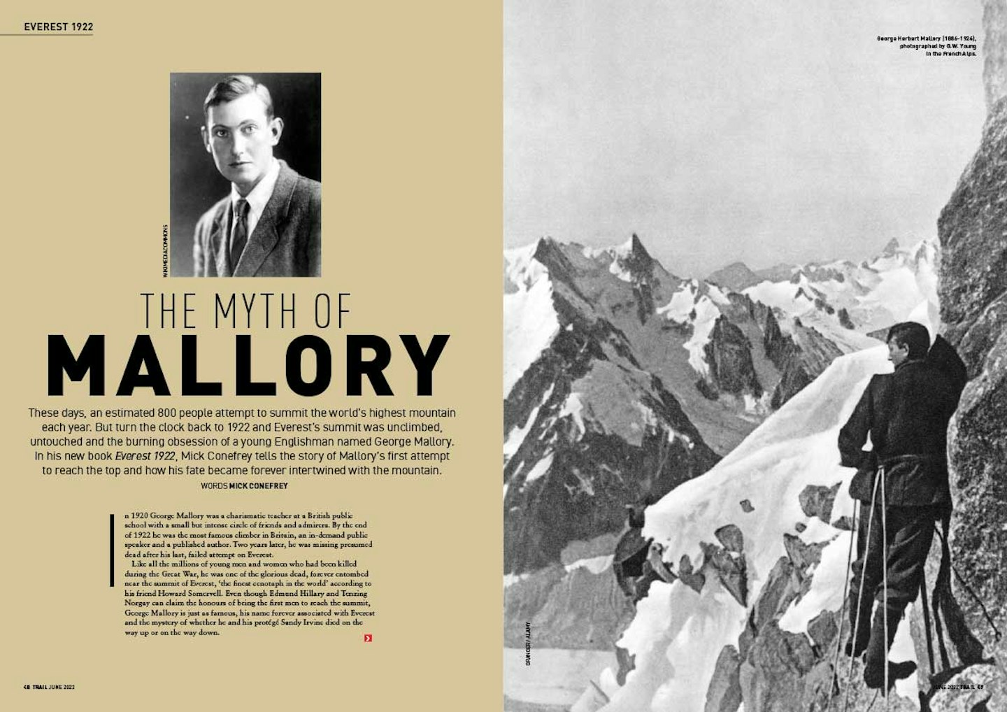 Trail magazine article - The myth of Mallory