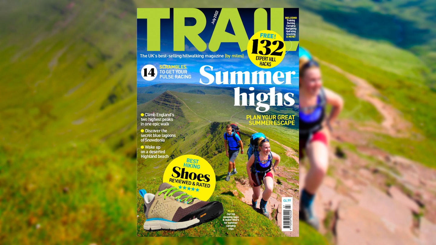 Trail magazine July 2022 cover image