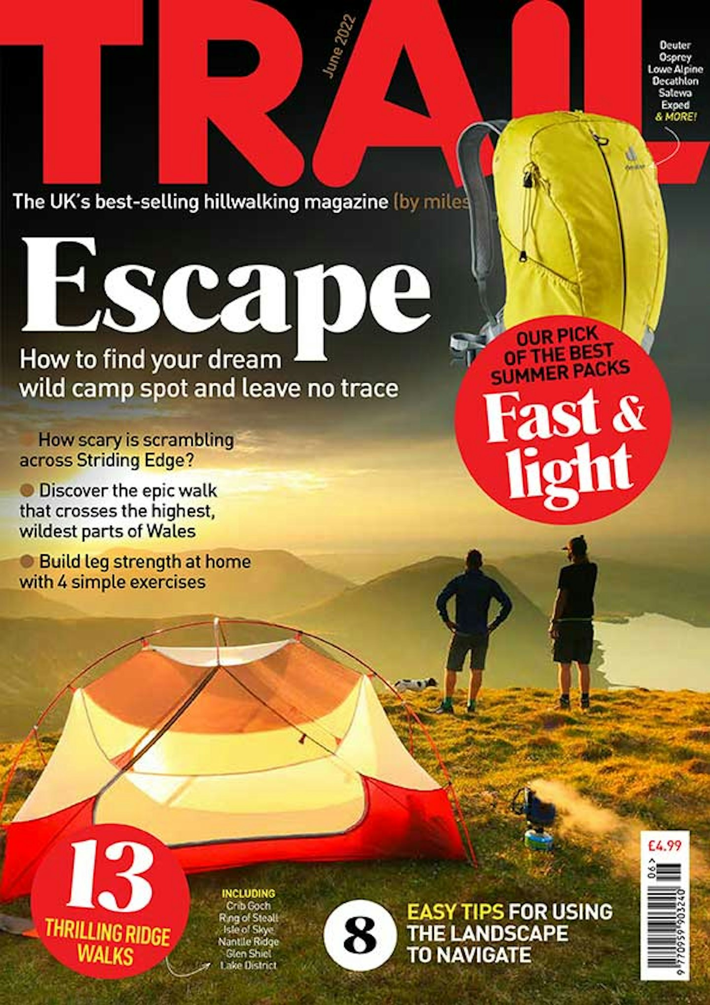 Trail magazine June 2022 issue cover