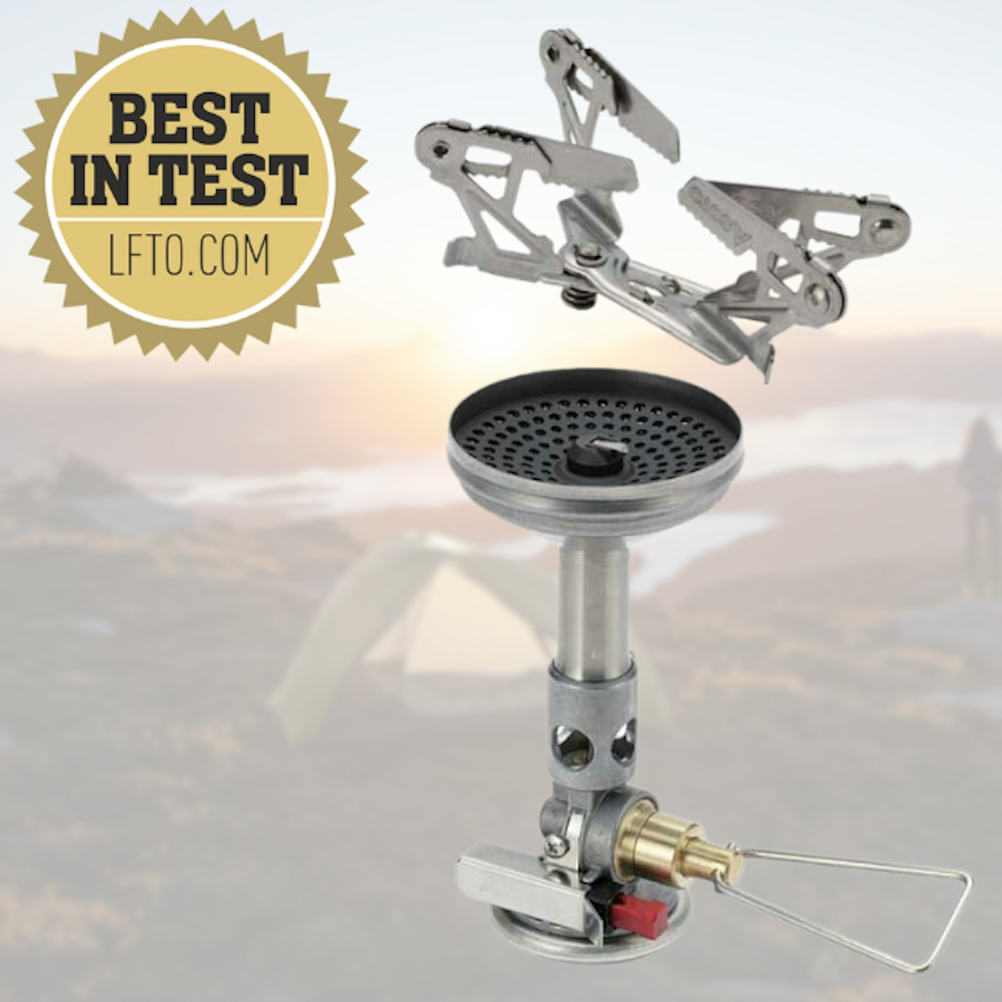 SOTO Windmaster with award overlay