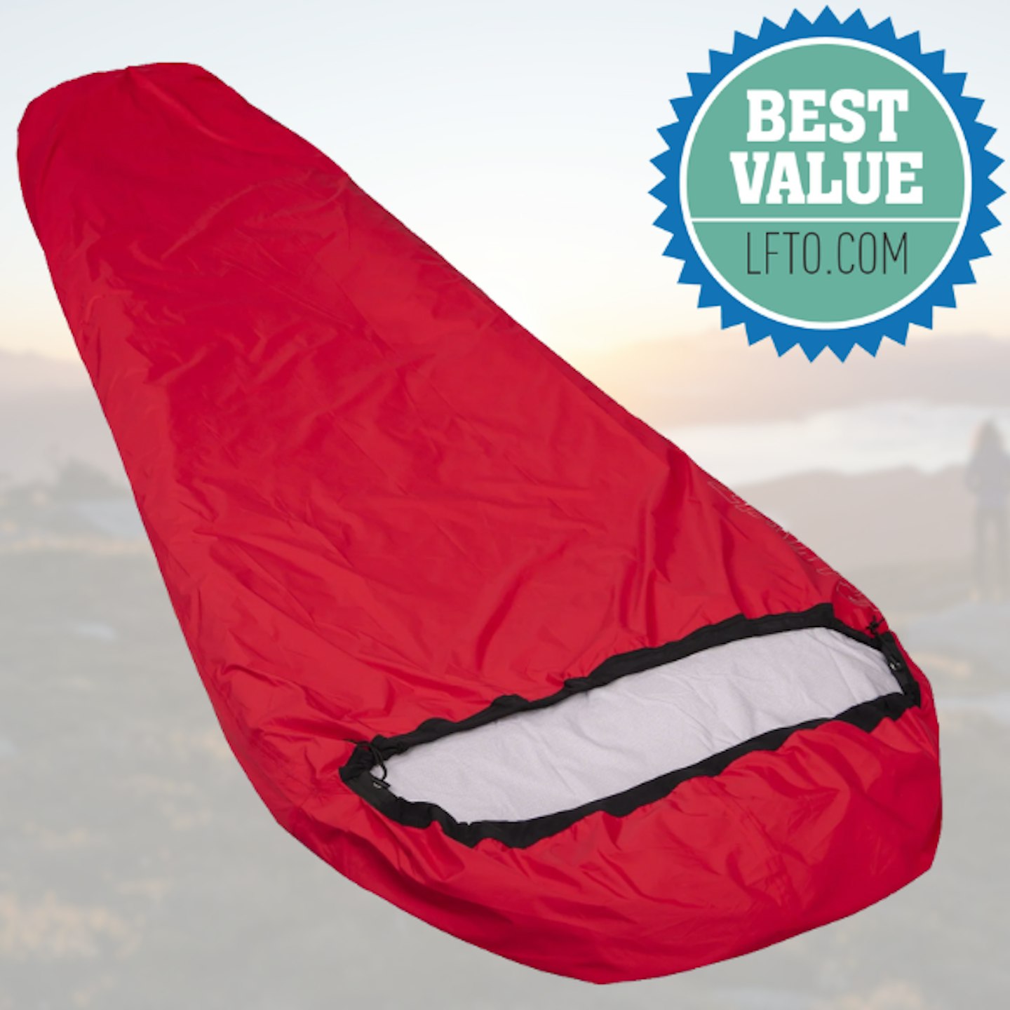 Alpkit Hunka with award overlay