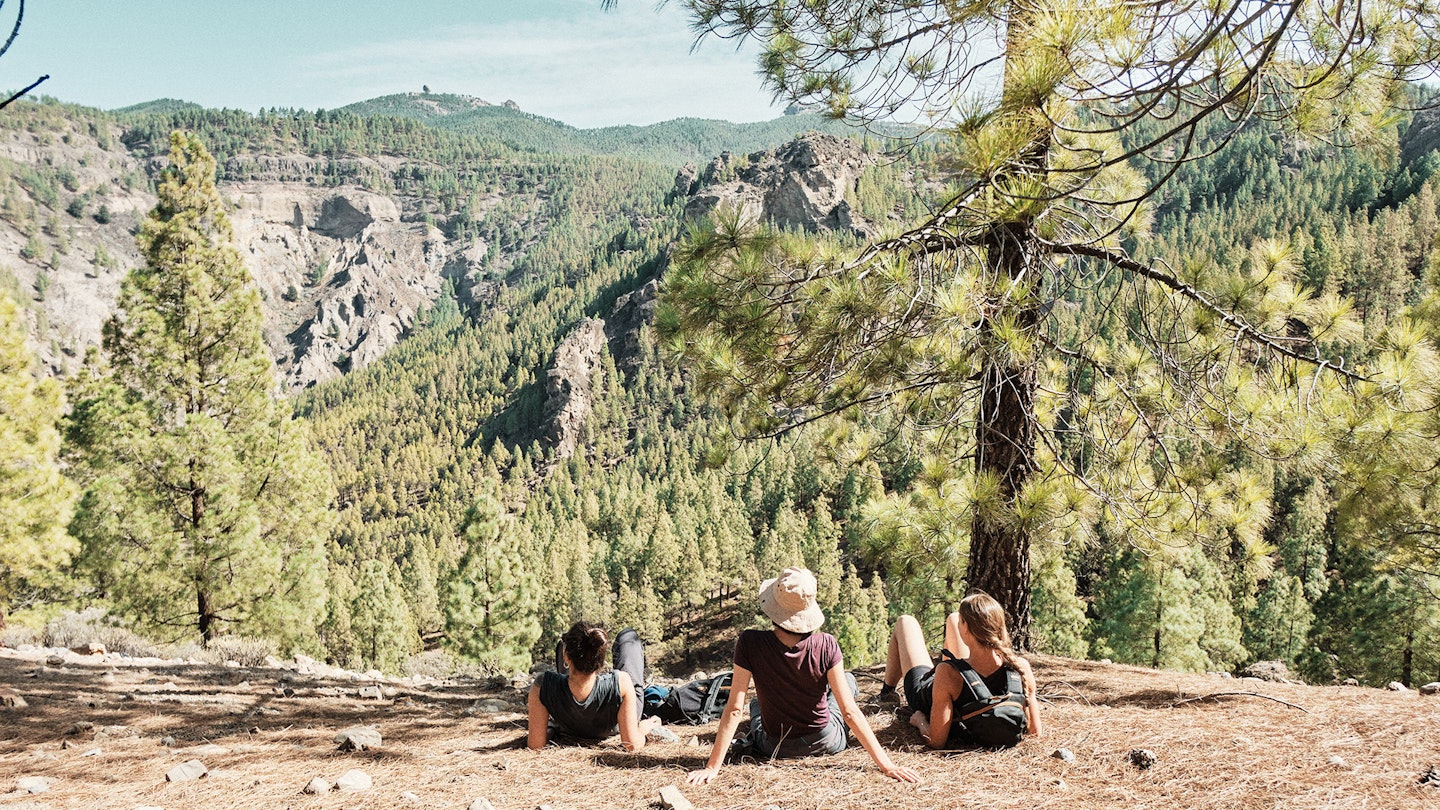 Taking a hike break in gran canaria