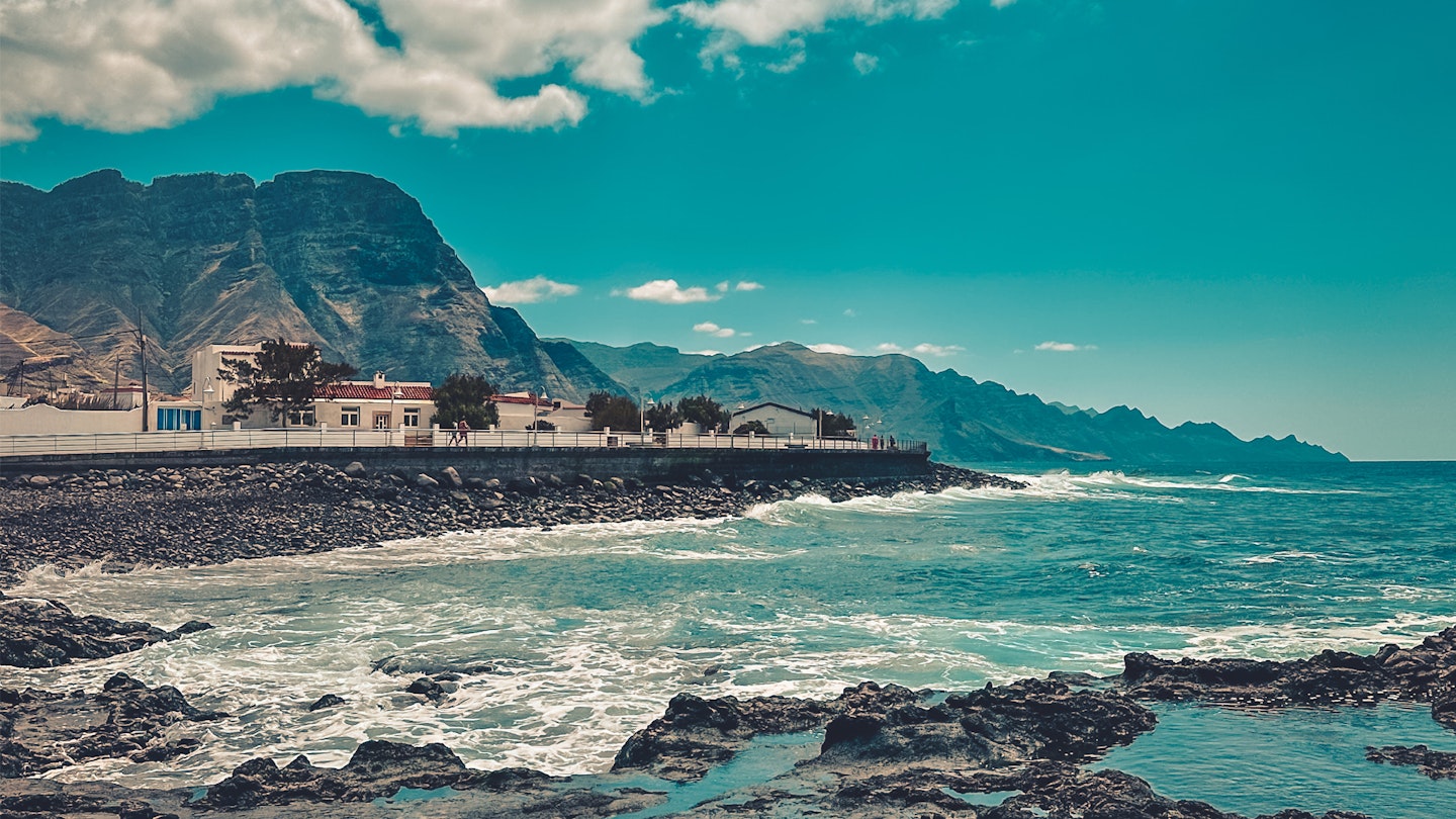 The gran canaria seafront