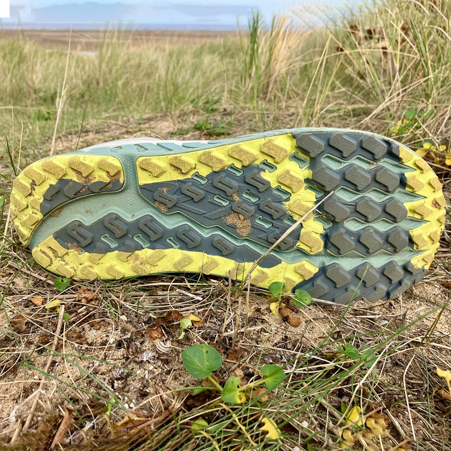 Altra Outroad trail running shoe full look at lugs