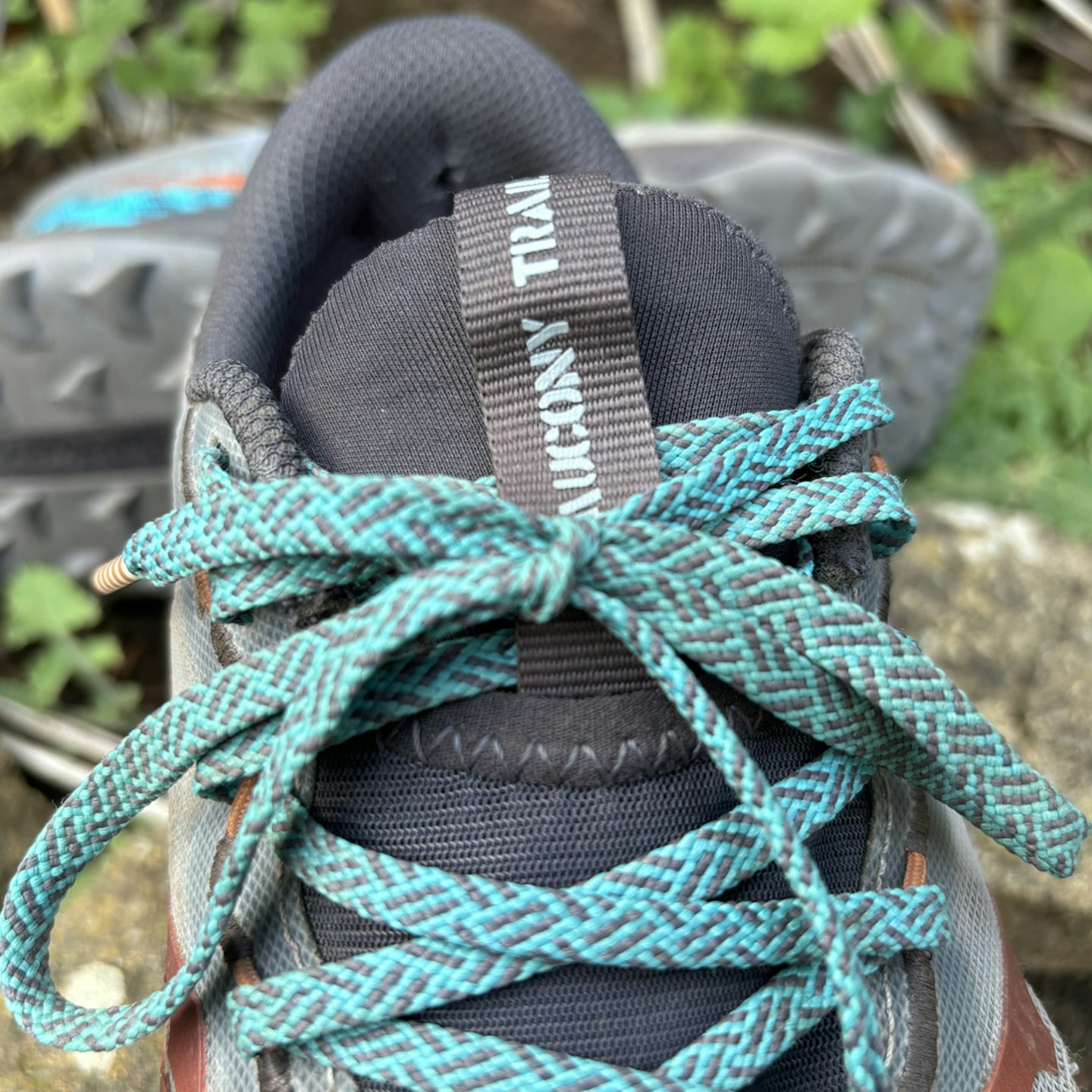 Saucony xodus ultra trail running shoes laces and tongue