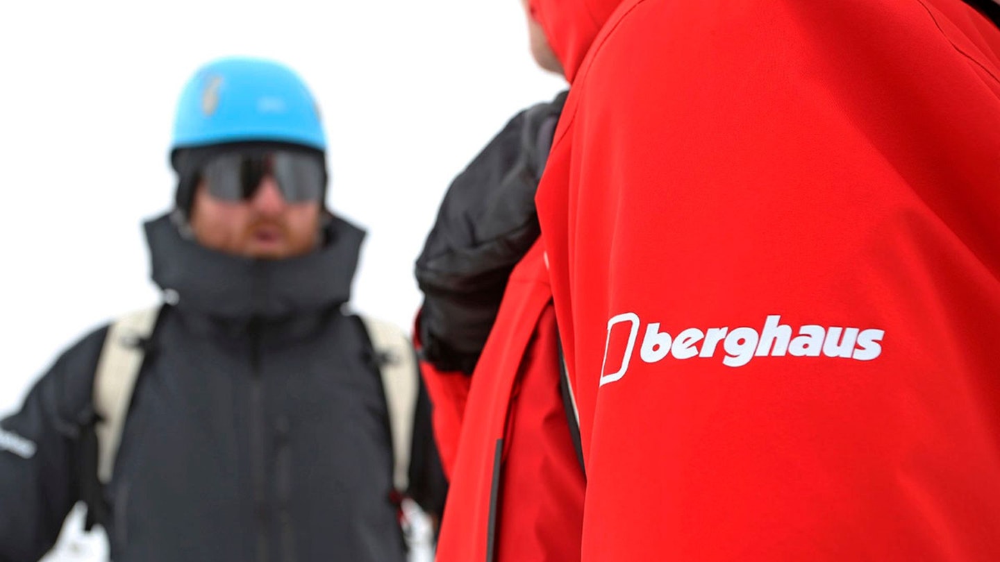 Berghaus logo details Berghaus Extreme Scotland Cairngorm National Park Winter Snow