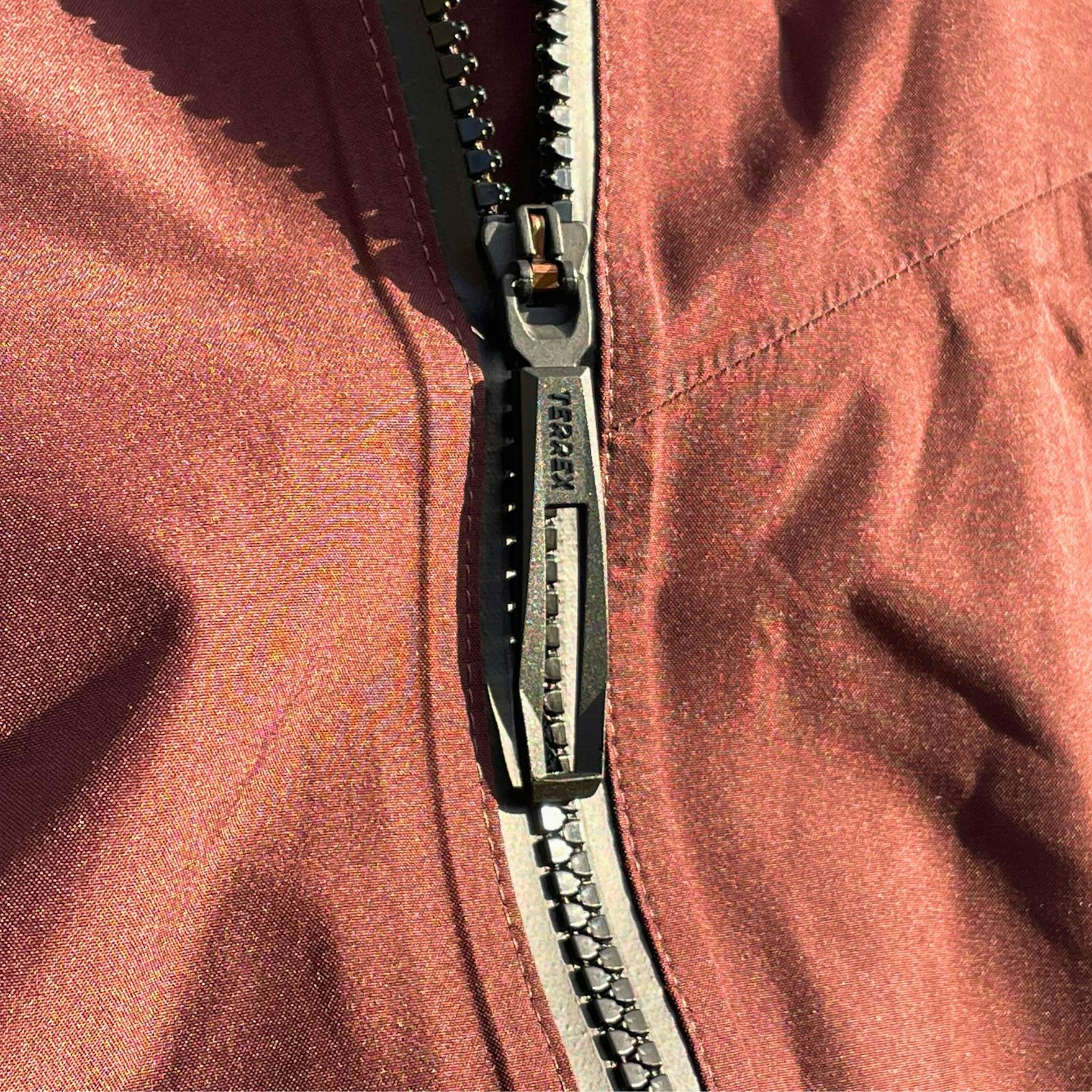 Adidas Terrex Xperior Gore-Tex Paclite Rain Jacket zip