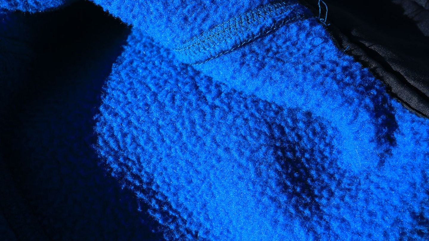 Closeup of BAM 73 Zero Fleece Jacket fibre