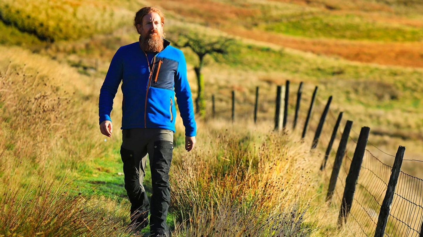 Ben Weeks wearing BAM Zero 73 Fleece jacket