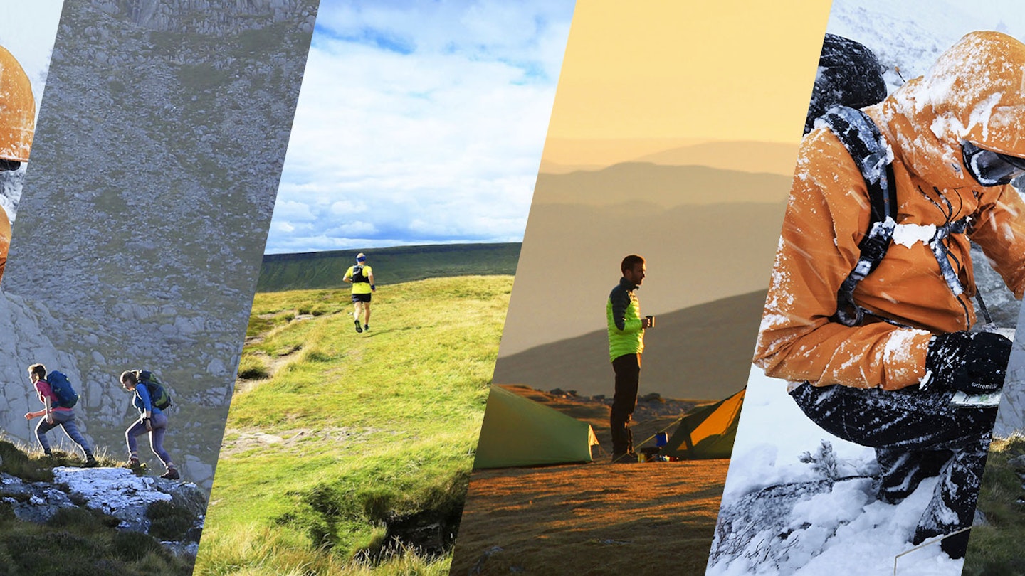 Trail running brecon beacons mountains
