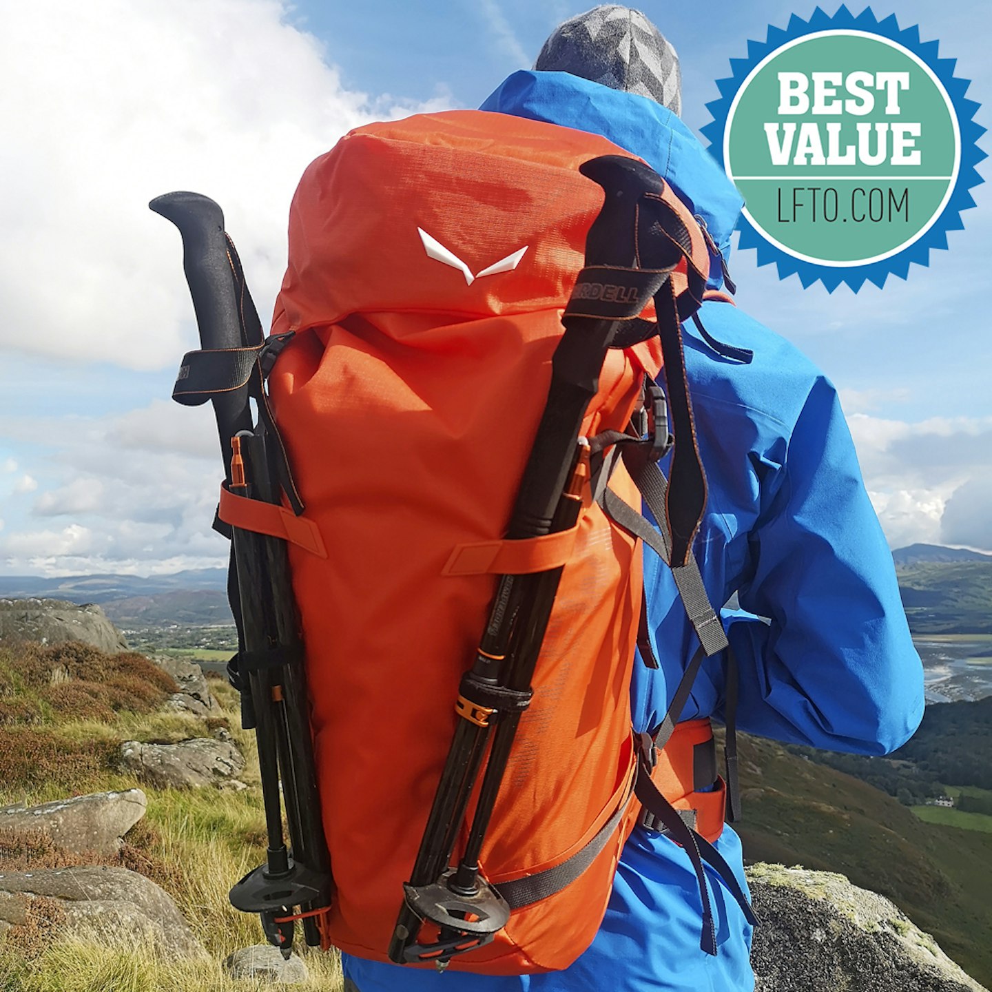 Salewa Ortles guide 45 winter mountaineering backpack