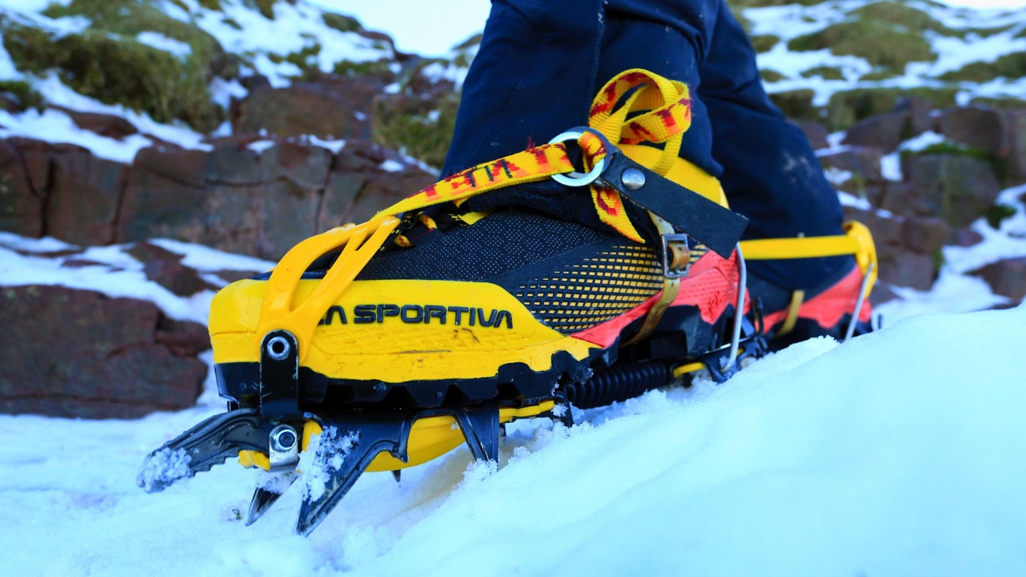 LFTO team using Grivel G12 crampons in Brecon Beacons