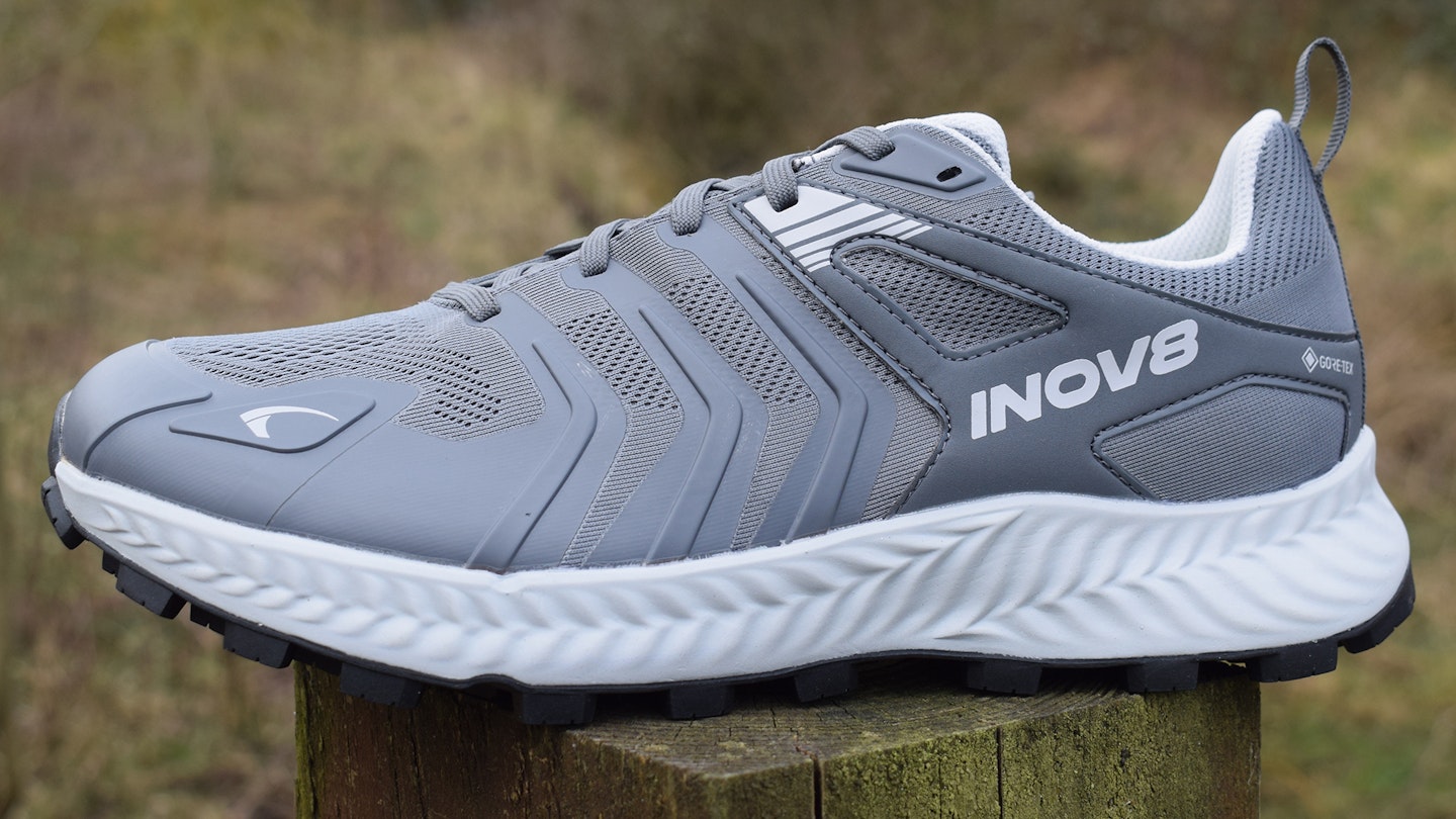 midsole side on INOV8 Trailtalon GTX waterproof trail running shoes