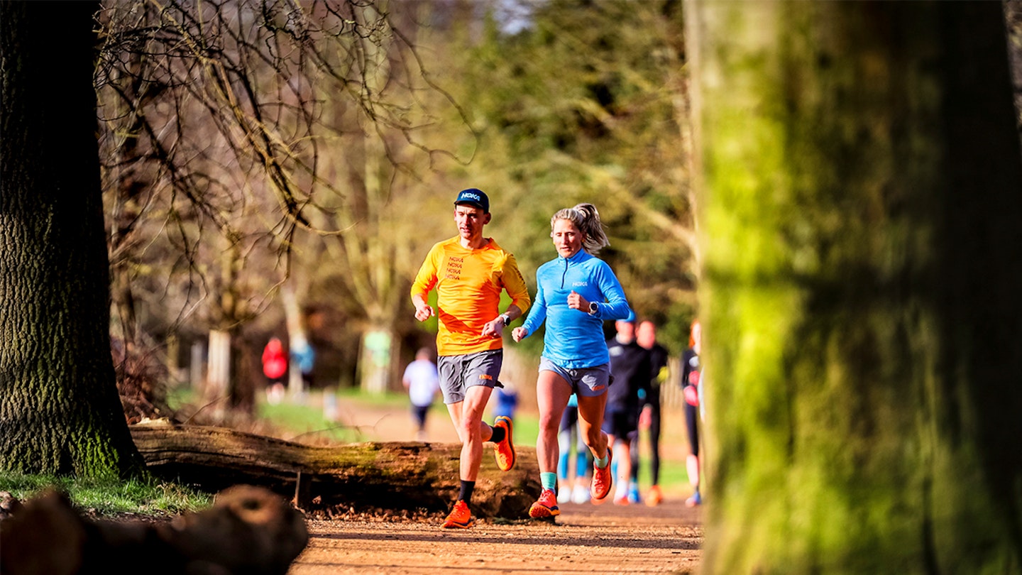 professional runners Harry and Carla run the Richmond parkrun