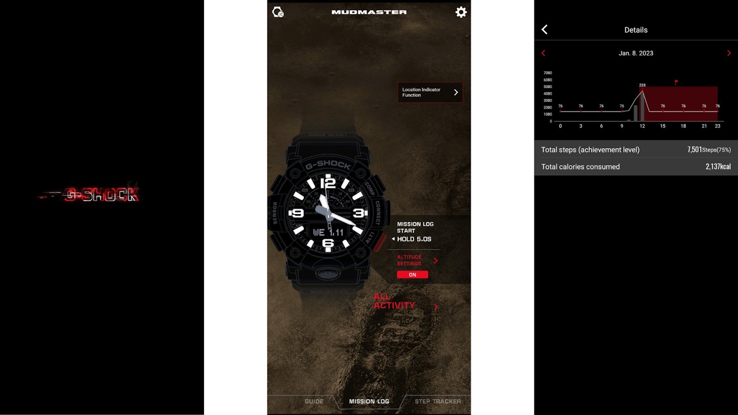 Casio G-Shock app screenshots