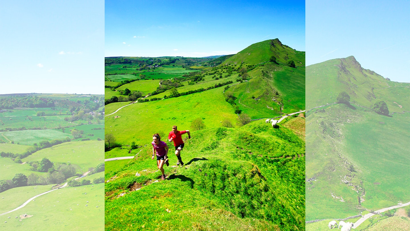 runners in fields in chrome hill