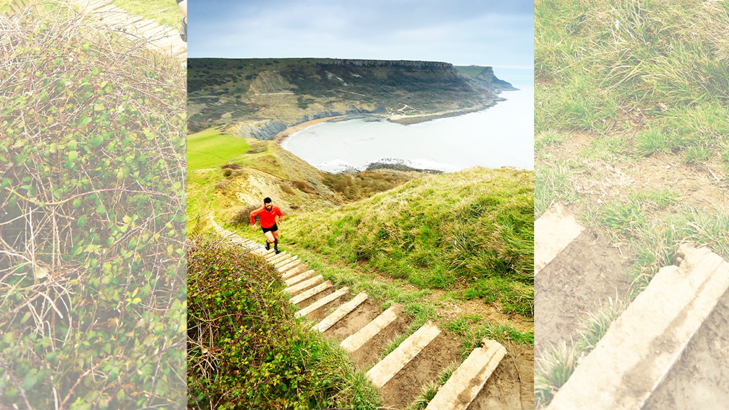 runner in jurassic coast