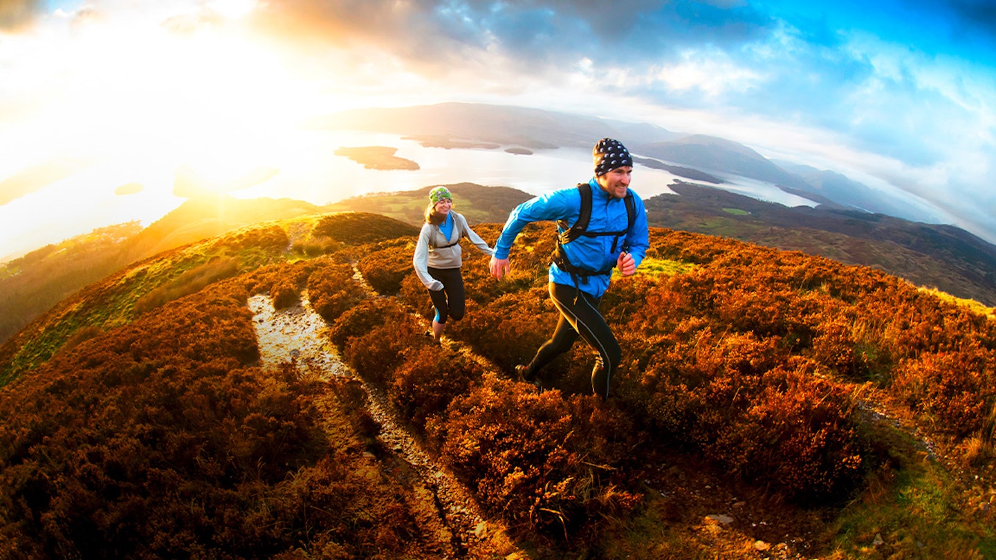 runners in scotland trail