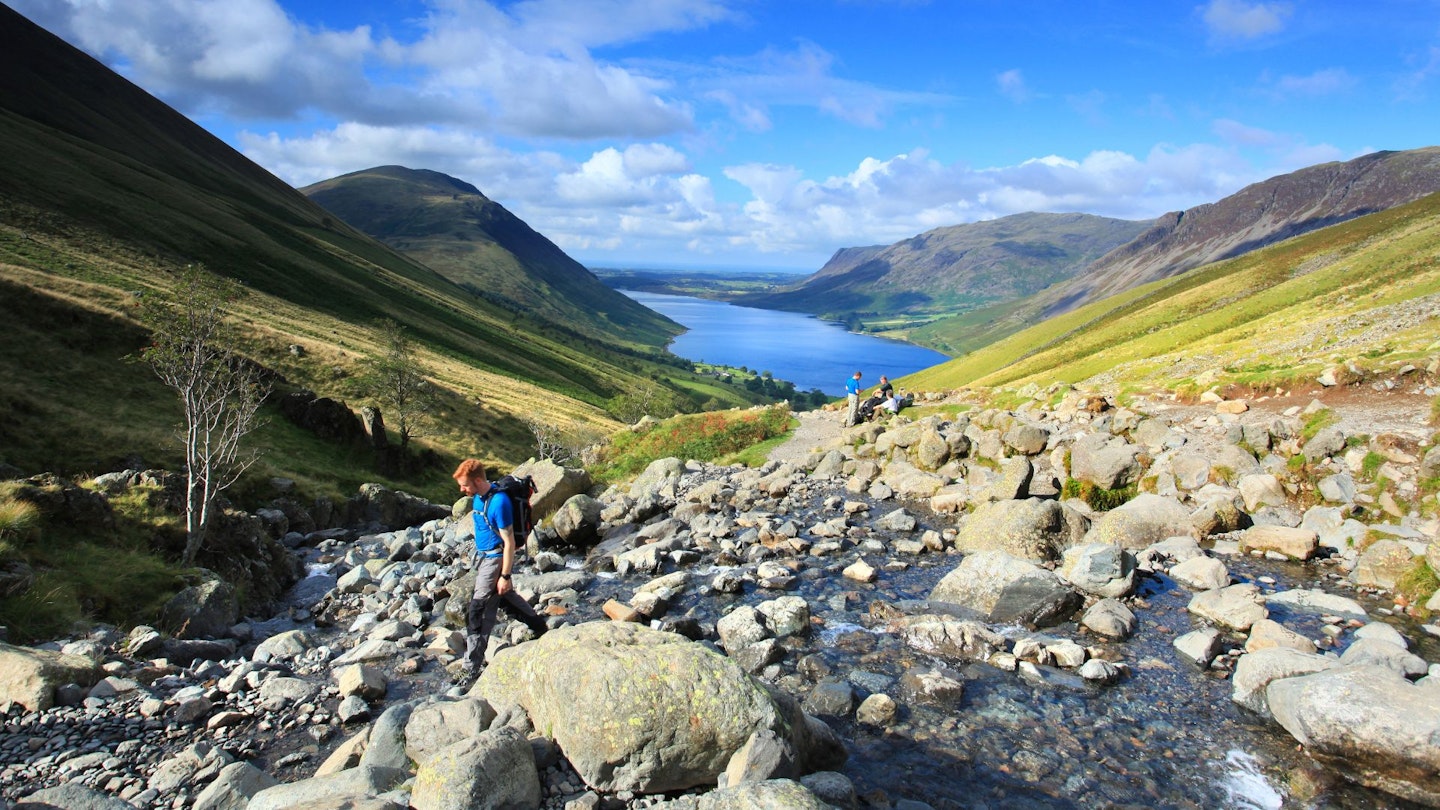 Brown Tongue route up Scafell Pike