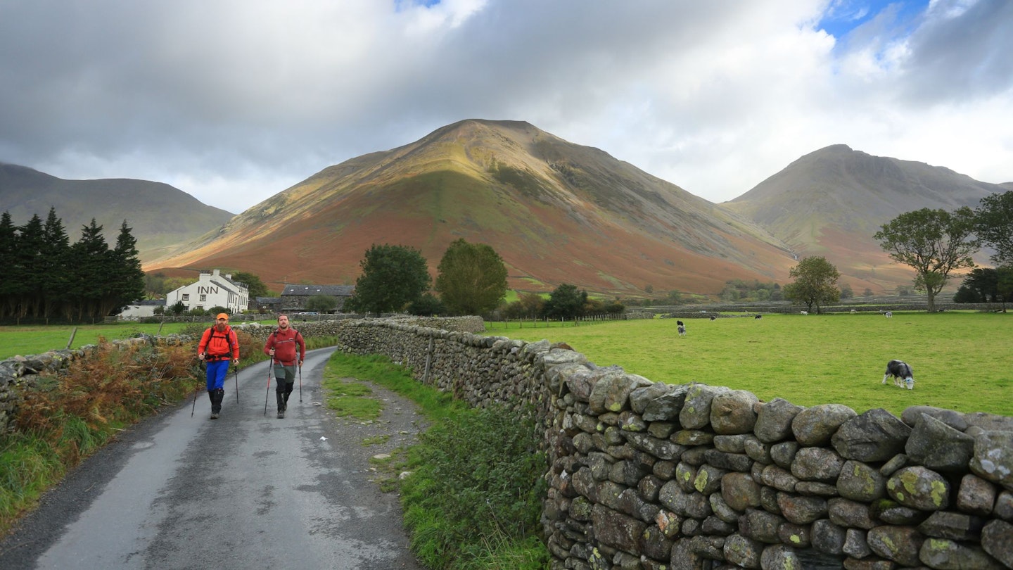 Leaving Wasdale for Scafel Pike