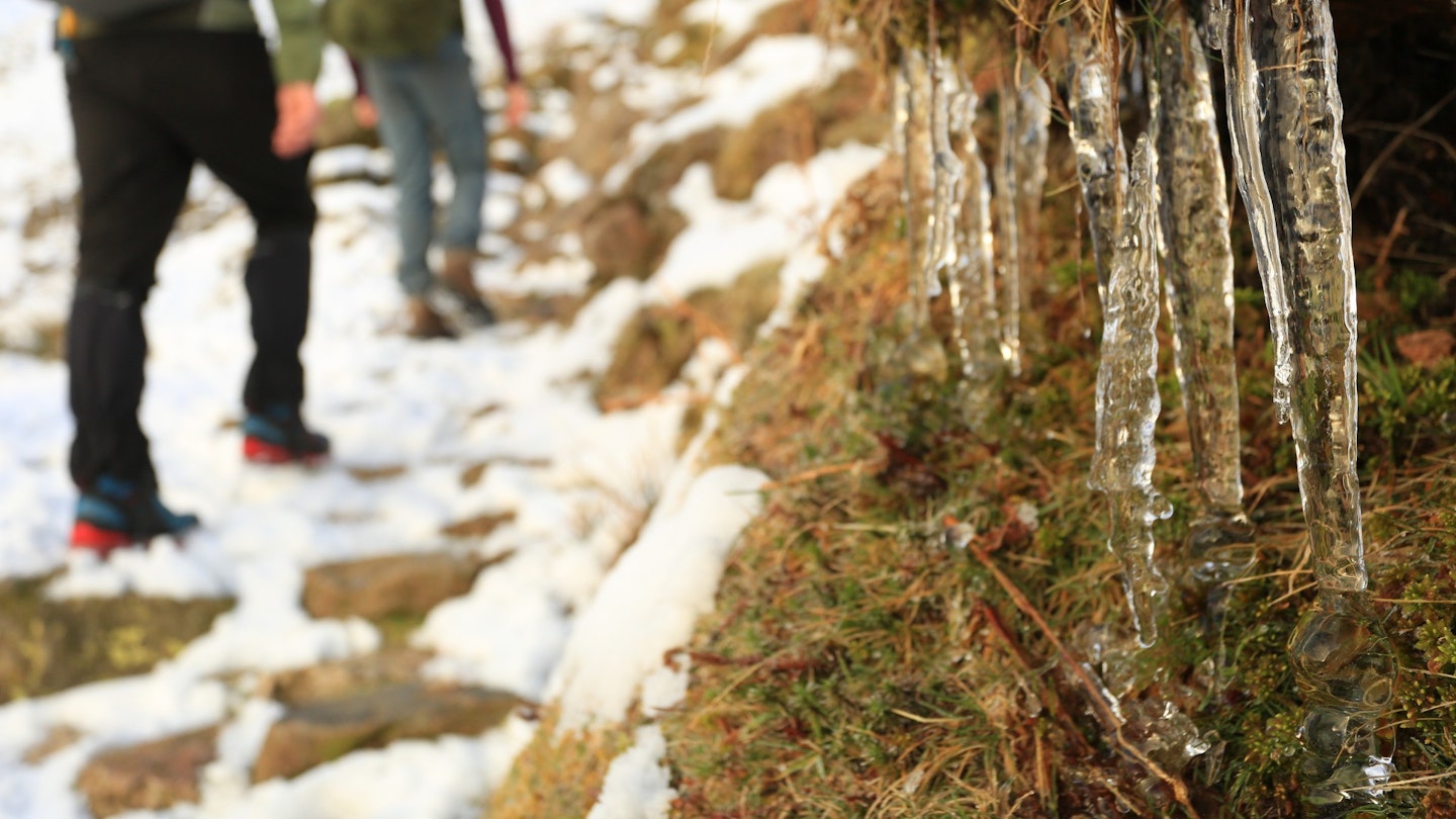 Icicles, Stickle Ghyll, Lake District Winter