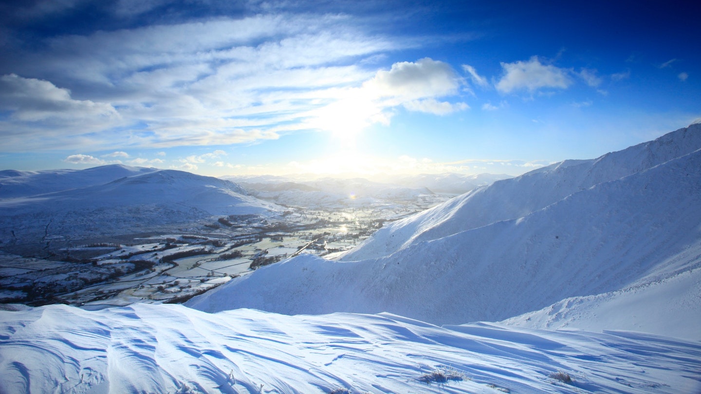 Doddick Ridges, Lake District Winter