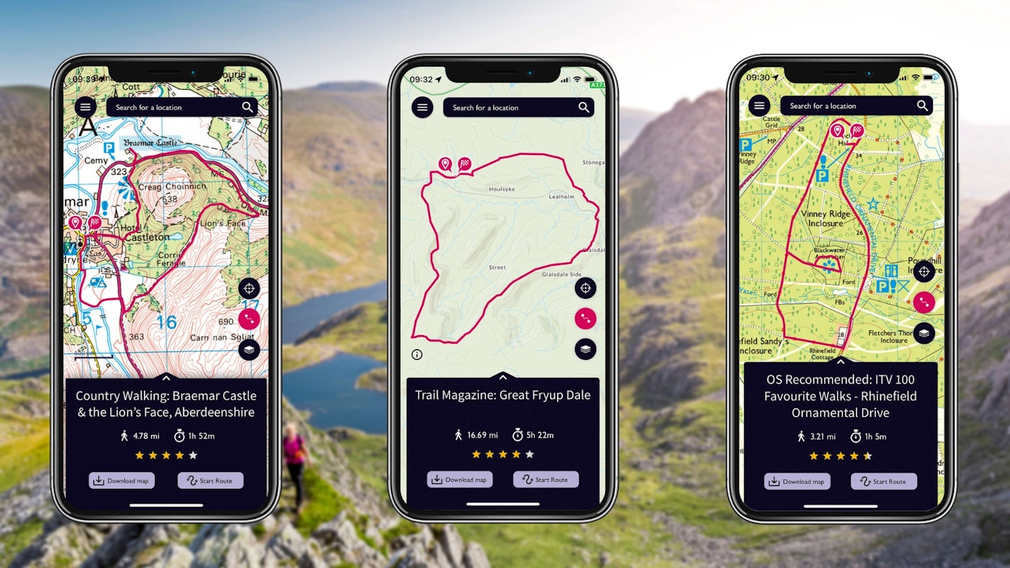 OS Maps header