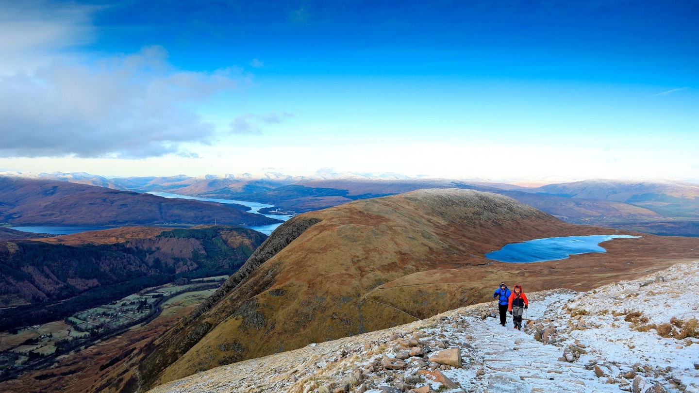 Above the half way Lochan Ben Nevis Pony Track Ben Nevis, Scotland