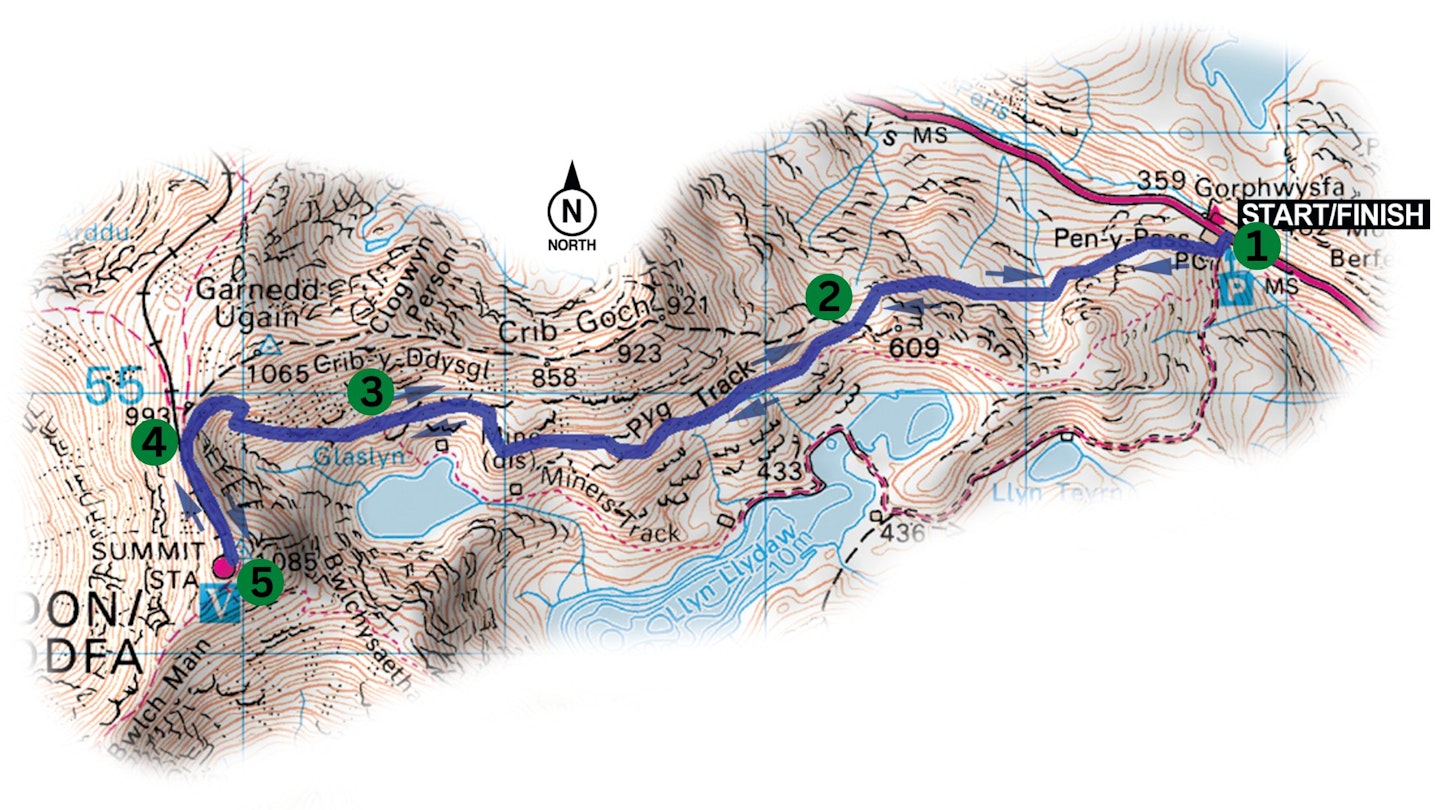 Pyg route map