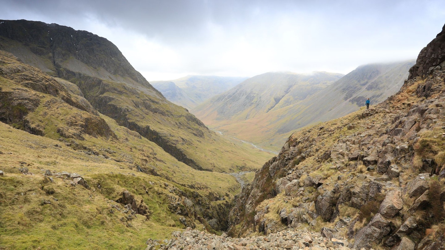 The Corridor route Scafell Pike