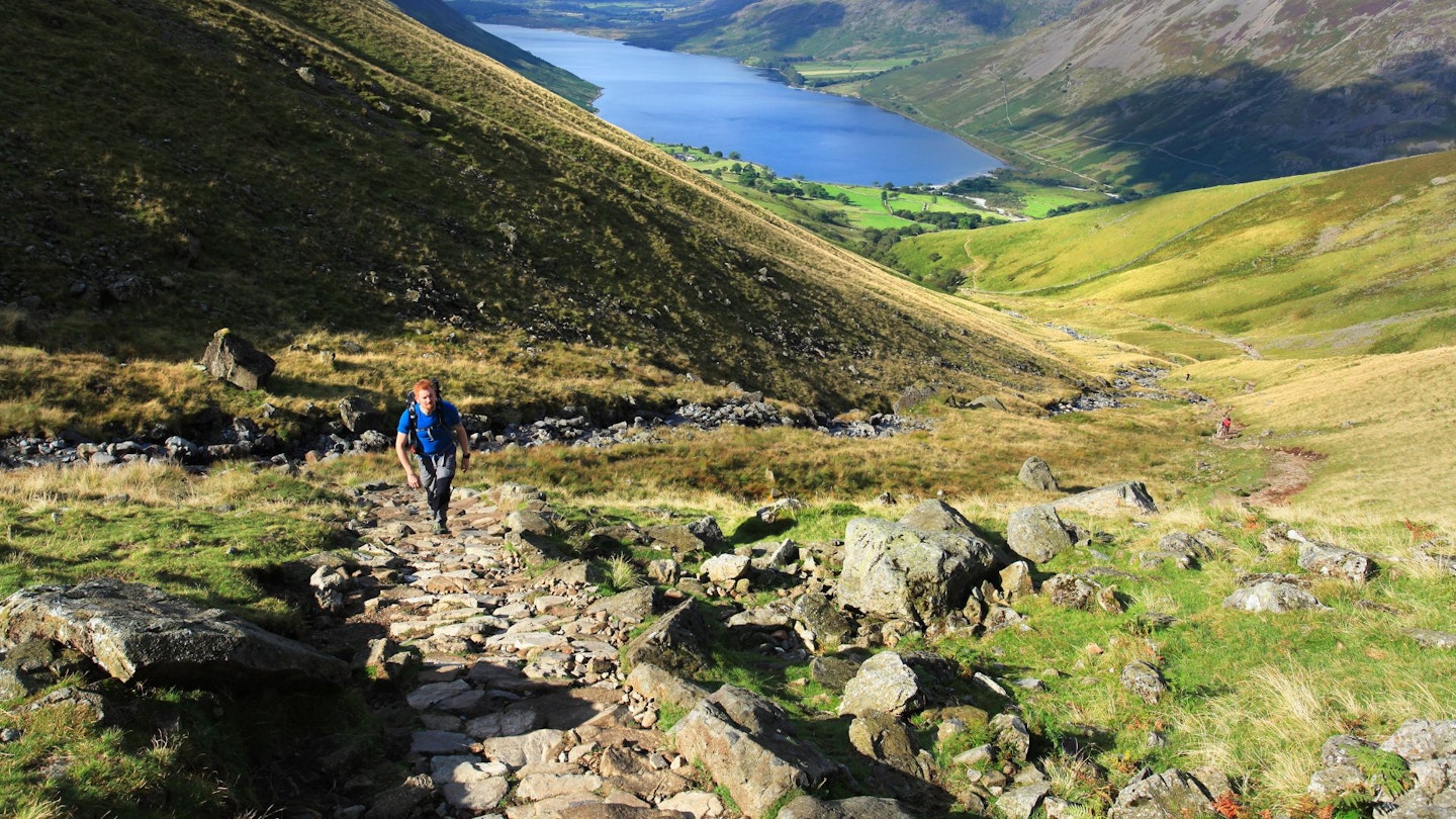 Brown Tongue route up Scafell Pike