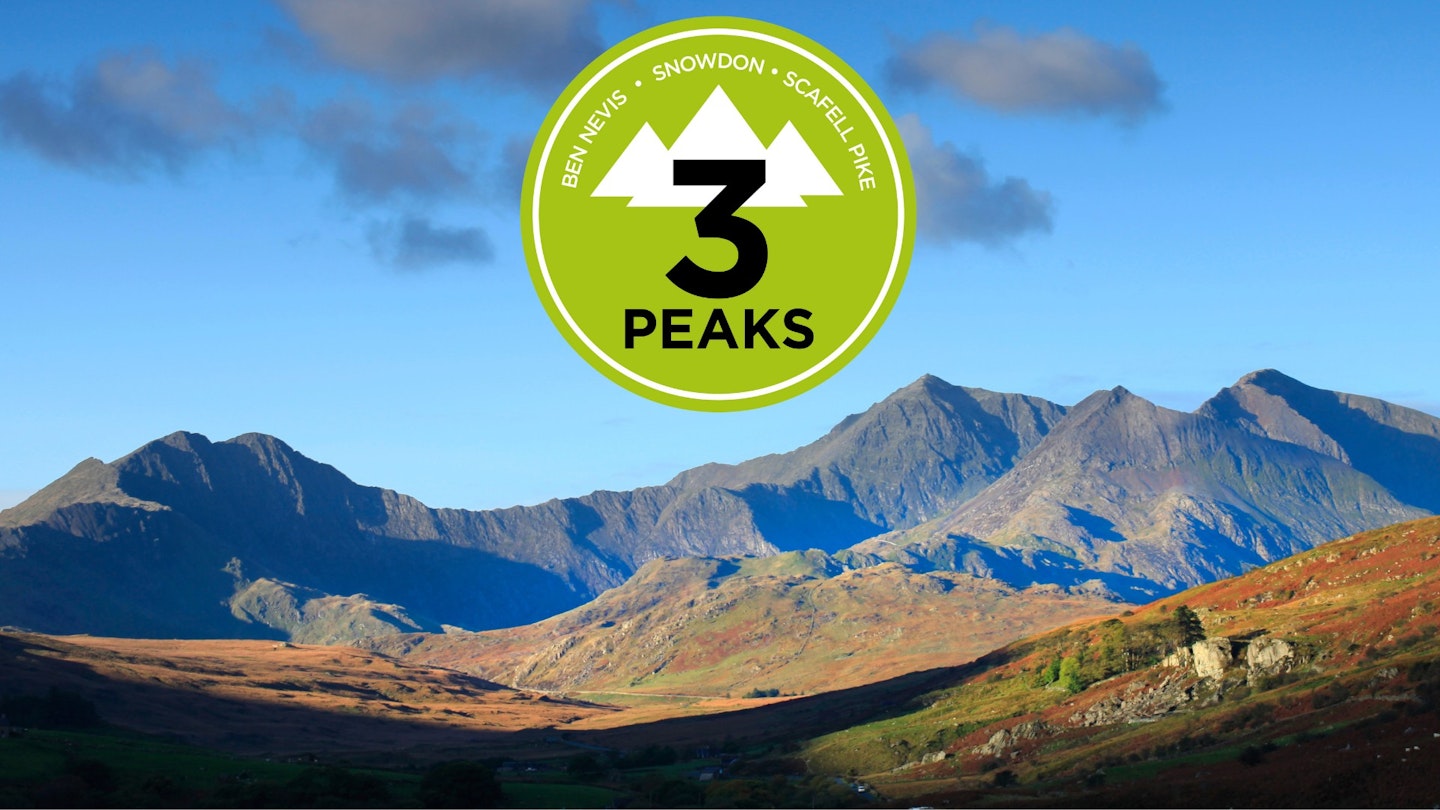 Snowdon with LFTO 3 Peaks logo