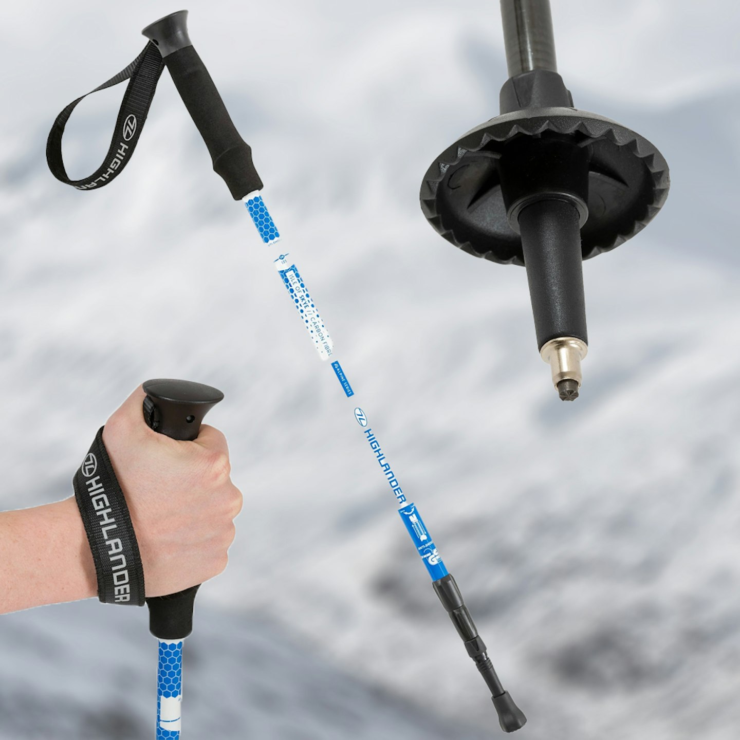 ISLE OF SKYE CARBON LITE ULTRA WALKING POLE