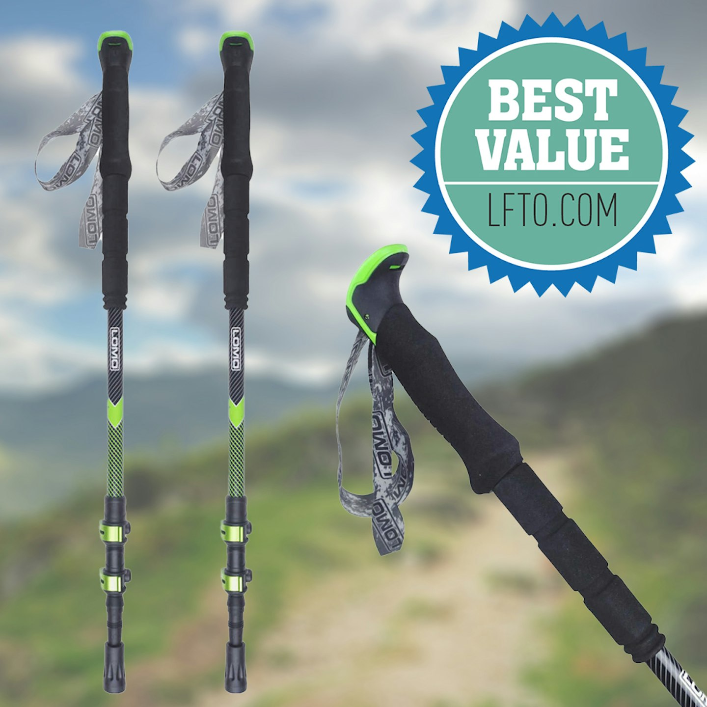 Lomo Aluminium Walking Poles