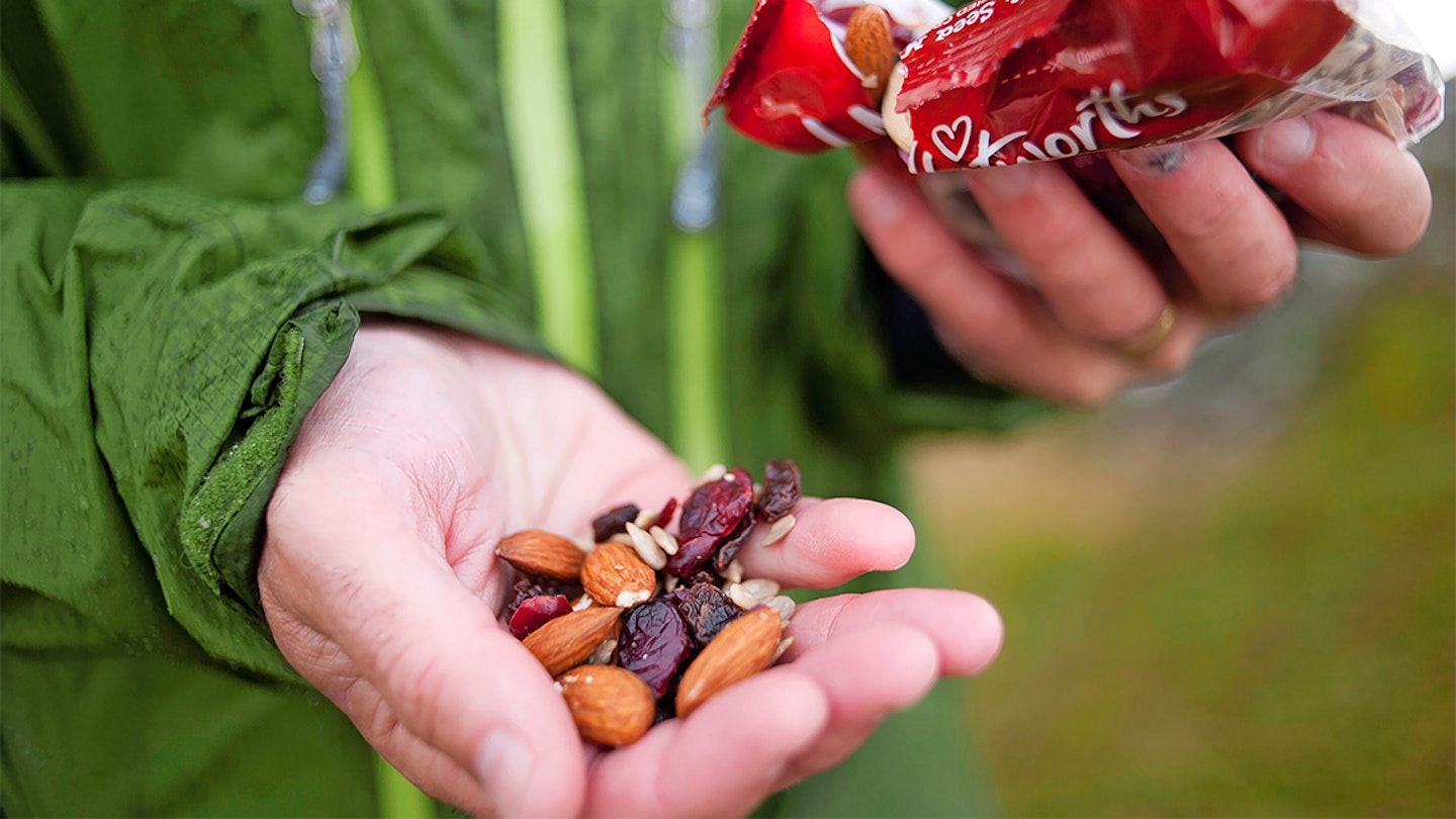 handwith trail mix inside