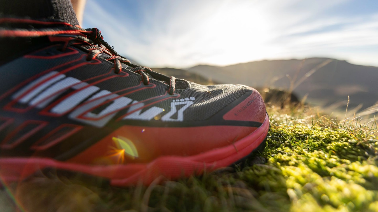 man running in Inov-8 X-Talon Ultra 260 V2