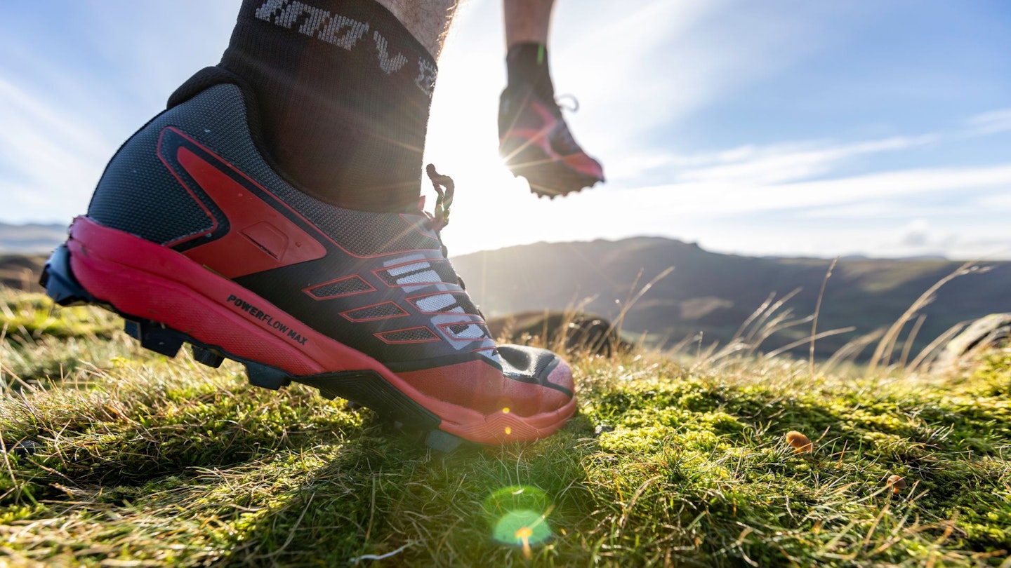 man running in Inov-8 X-Talon Ultra 260 V2