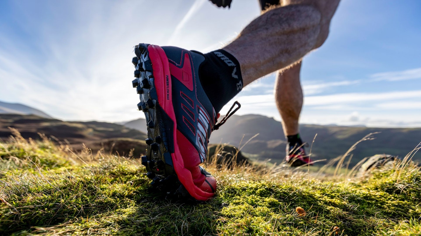 man running in Inov-8 X-Talon Ultra 260 V2