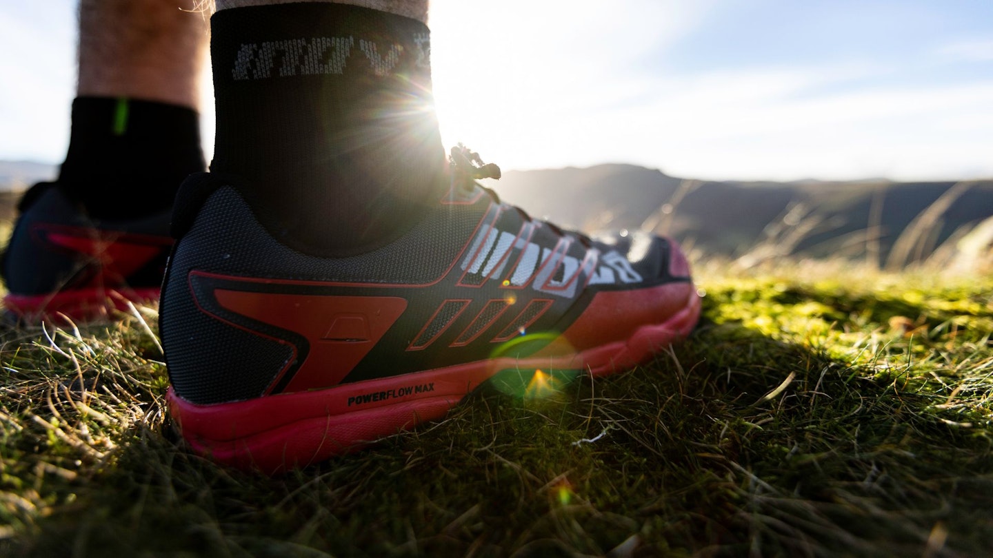 man running in Inov-8 X-Talon Ultra 260 V2