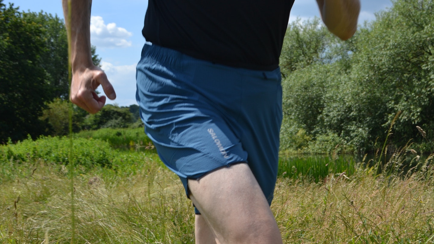 Salomon Trail Running Shorts tested by nick hallissey