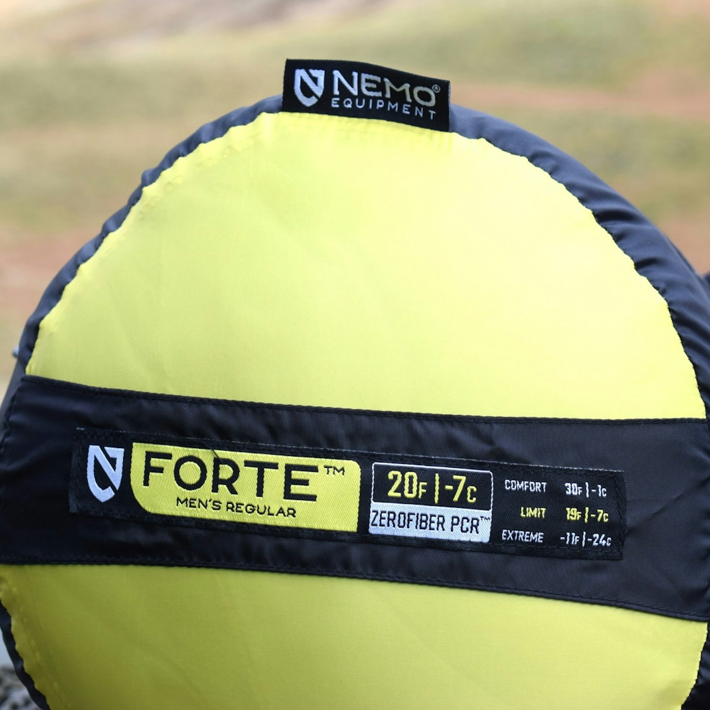 Nemo Forte 20F Endless Promise Synthetic Sleeping Bag stuff sack specs